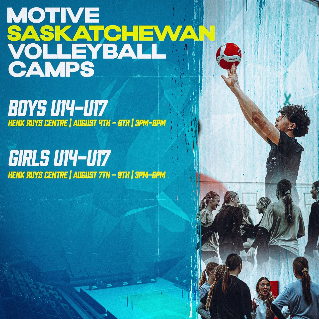 Saskatchewan Volleyball Camps