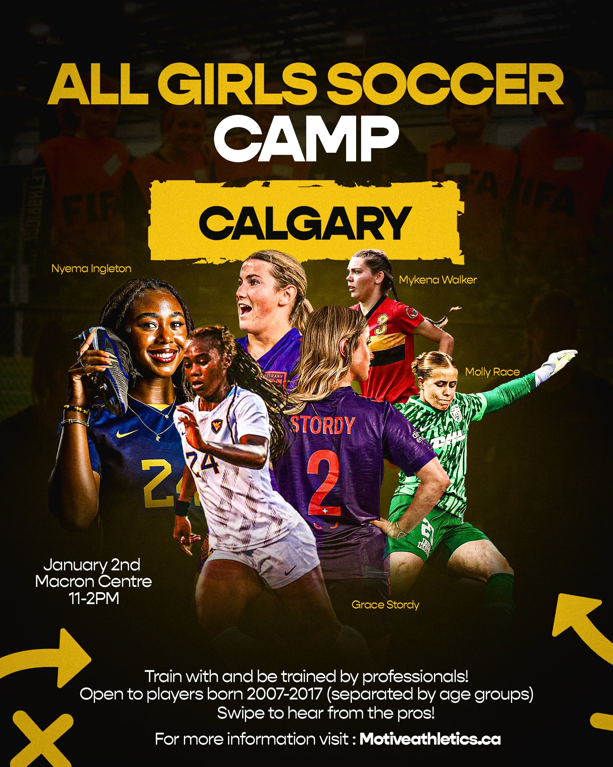 Calgary All Girls Soccer Camp