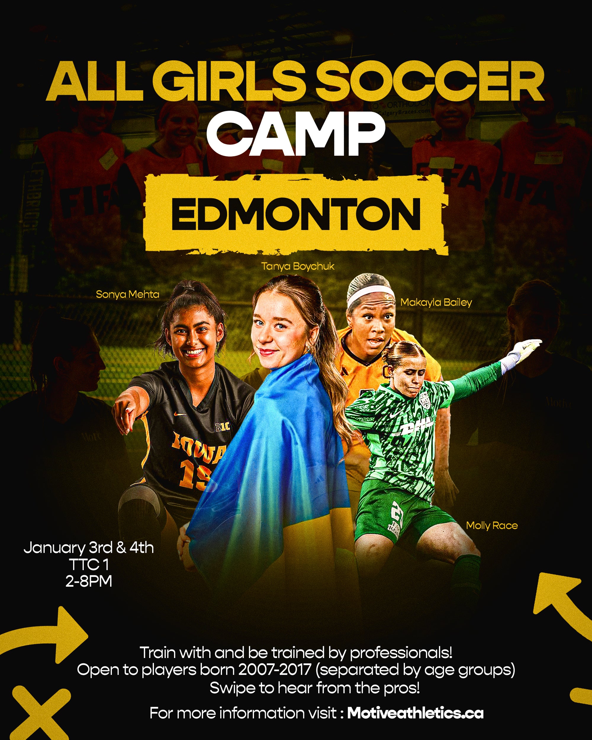 Edmonton All Girls Soccer Camp