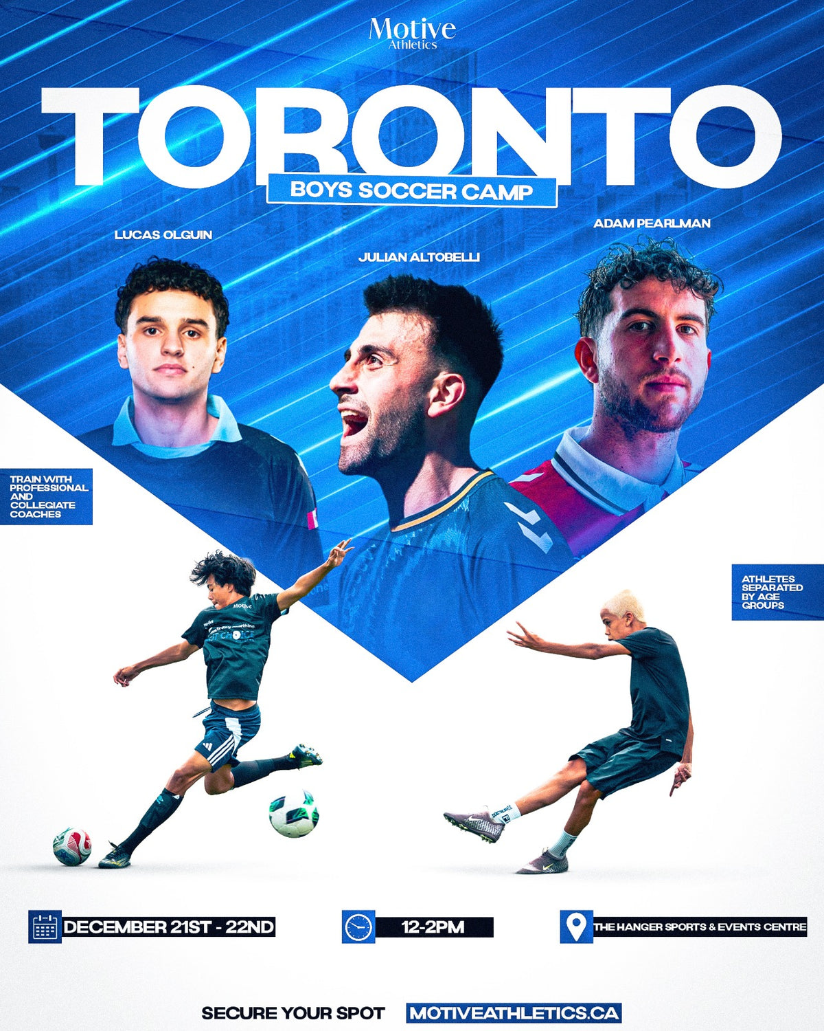 Toronto Boys Soccer Camp