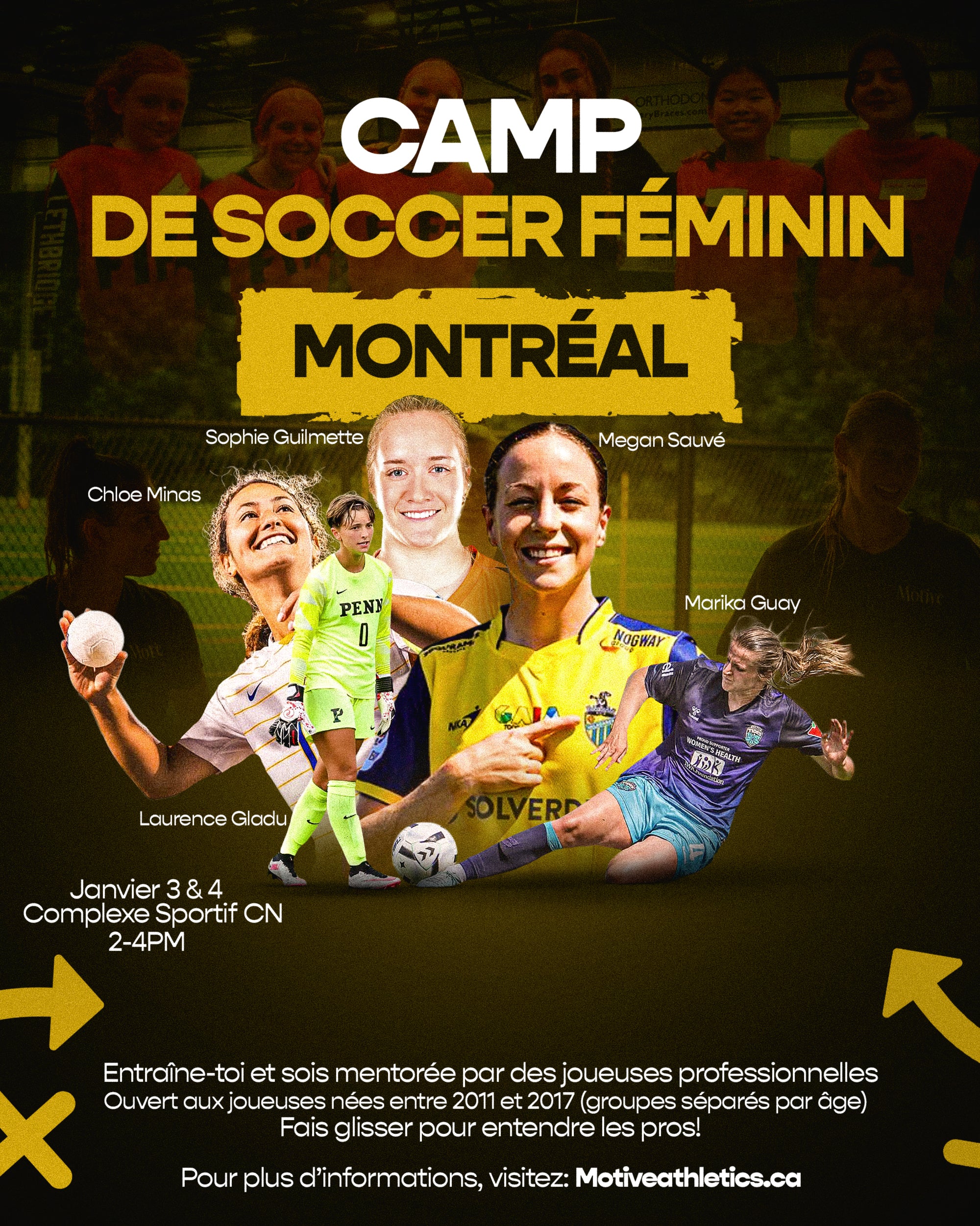 Montreal All Girls Soccer Camp