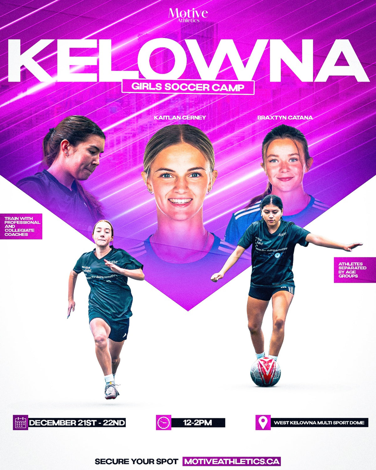 Kelowna Girls Soccer Camp