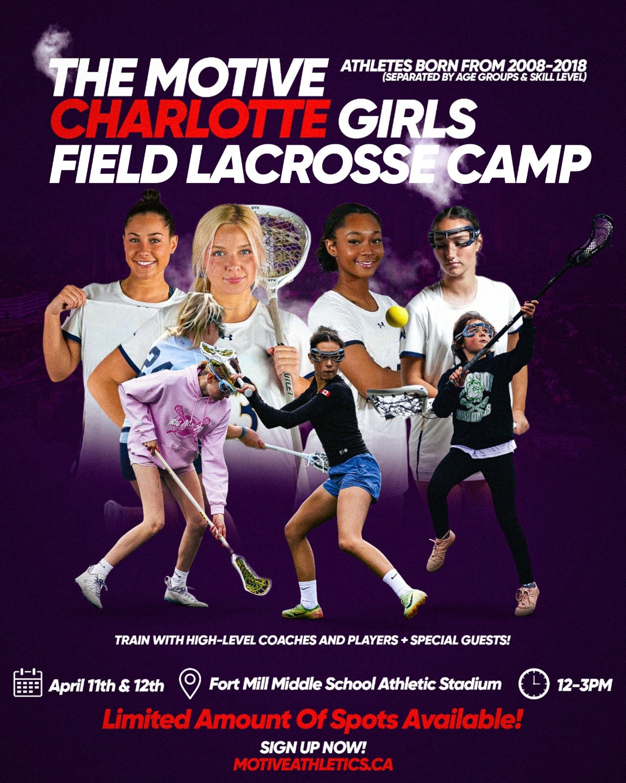 Charlotte All Girls Field Lacrosse Camp