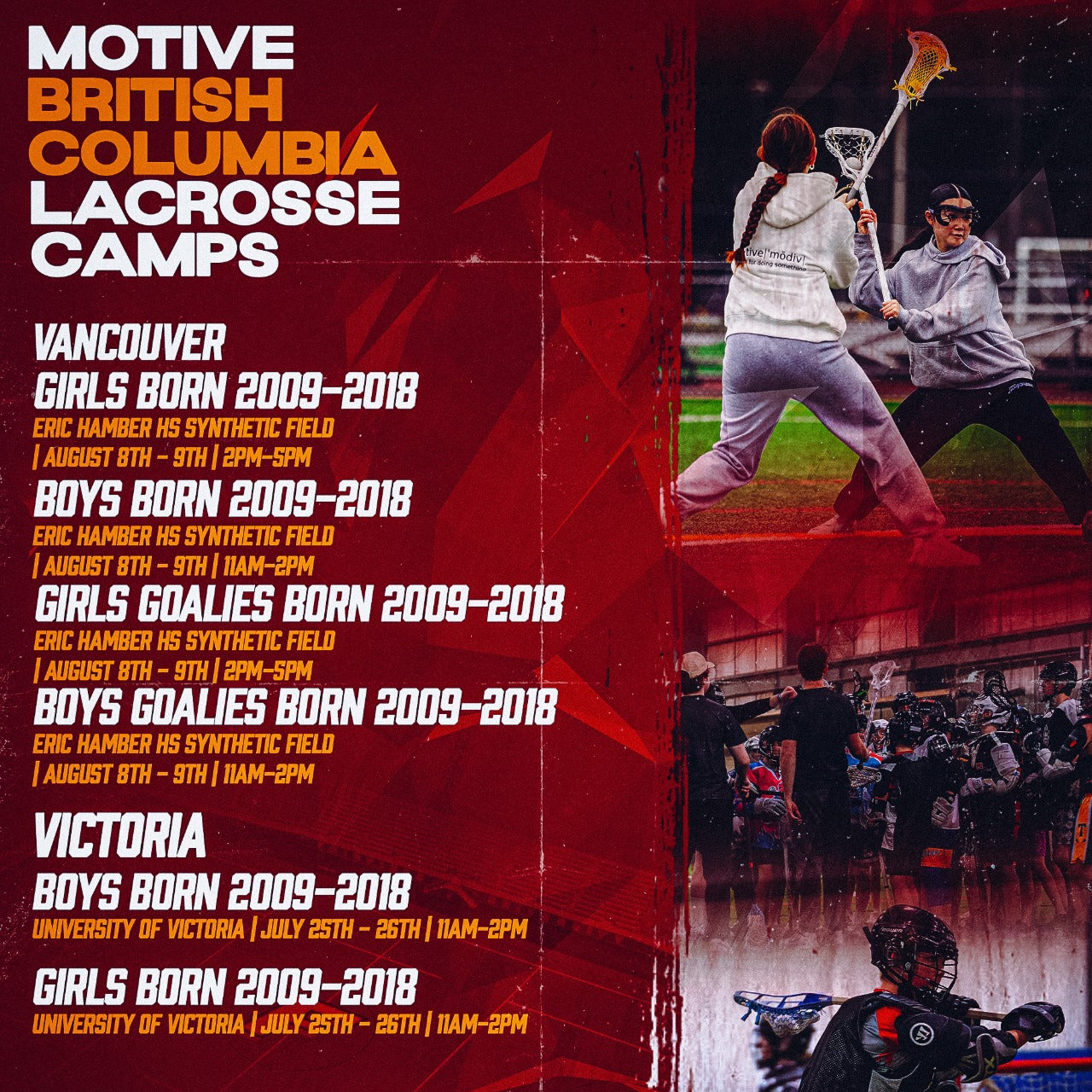 British Columbia Lacrosse Camps
