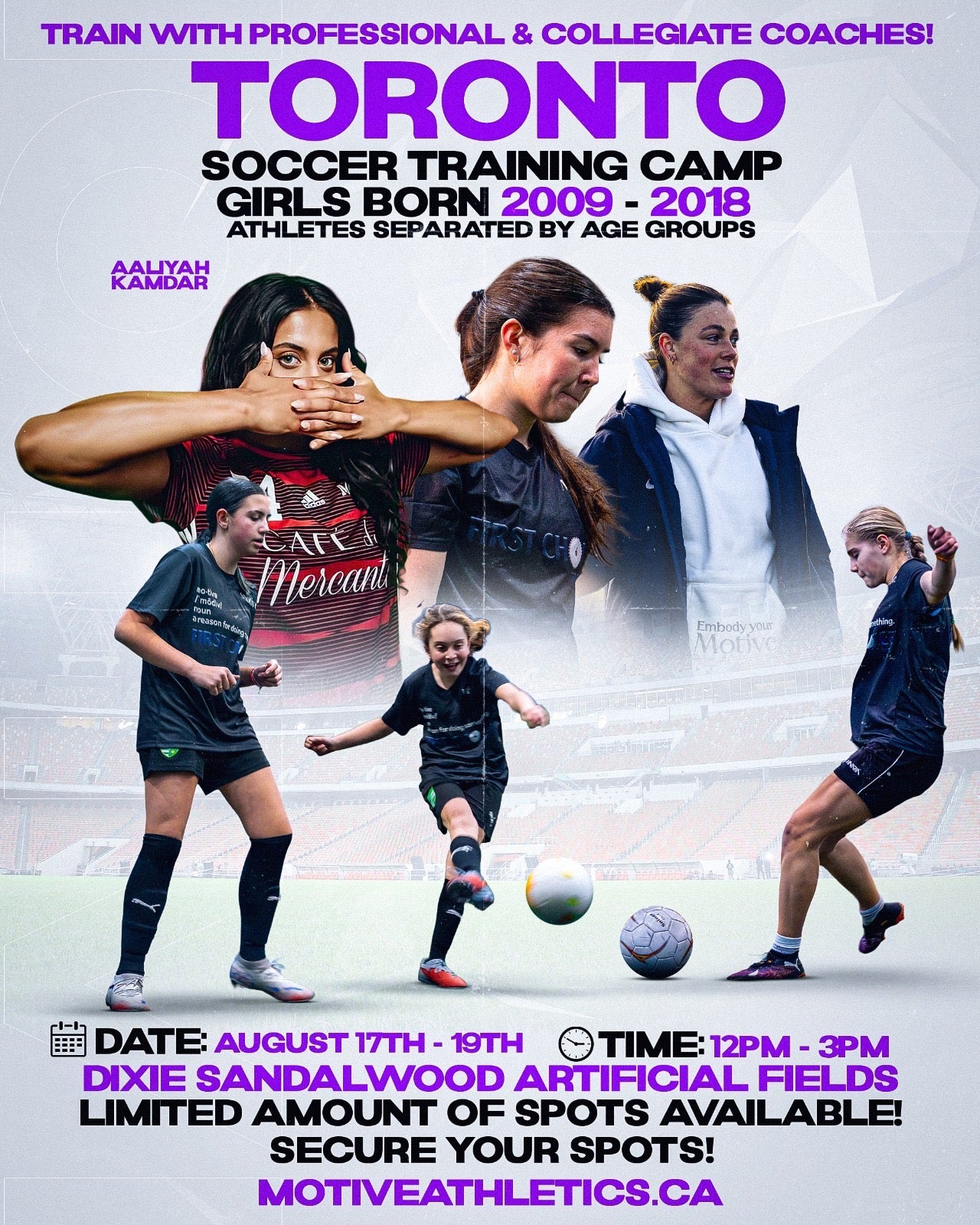 Toronto Girls Soccer Camp