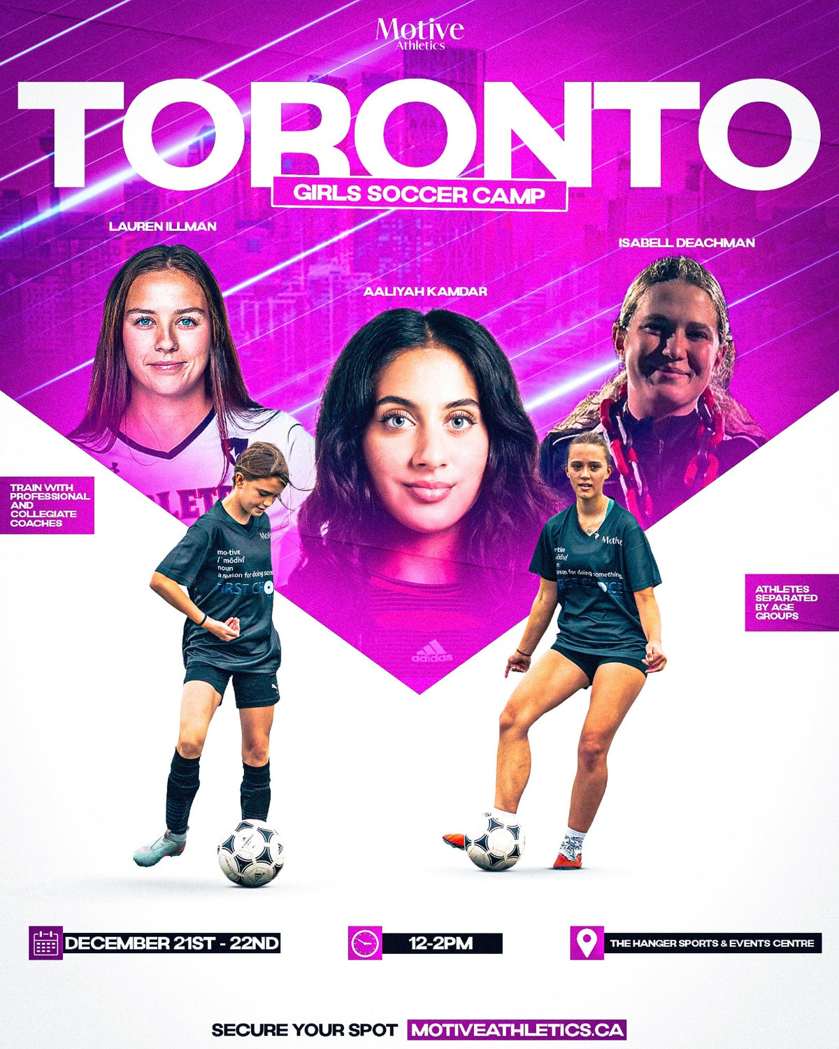Toronto Girls Soccer Camp