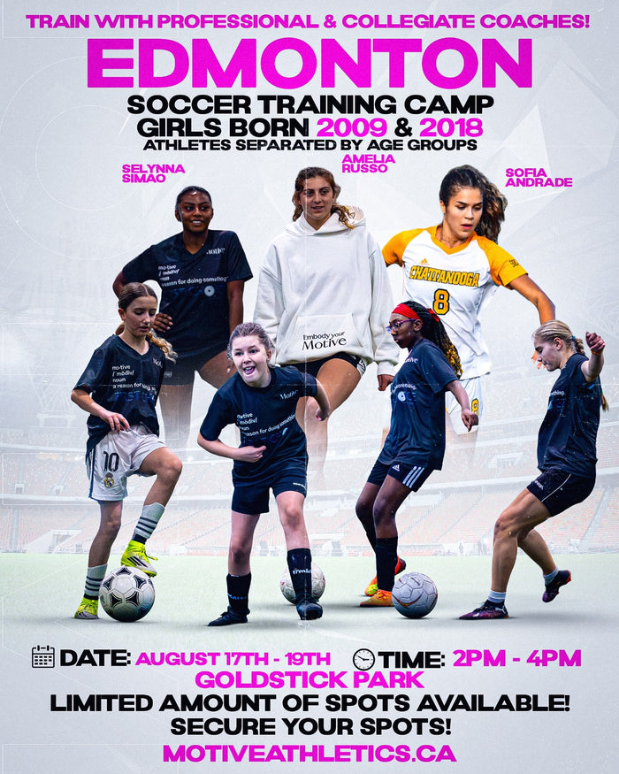 Camp de soccer pour filles d'Edmonton