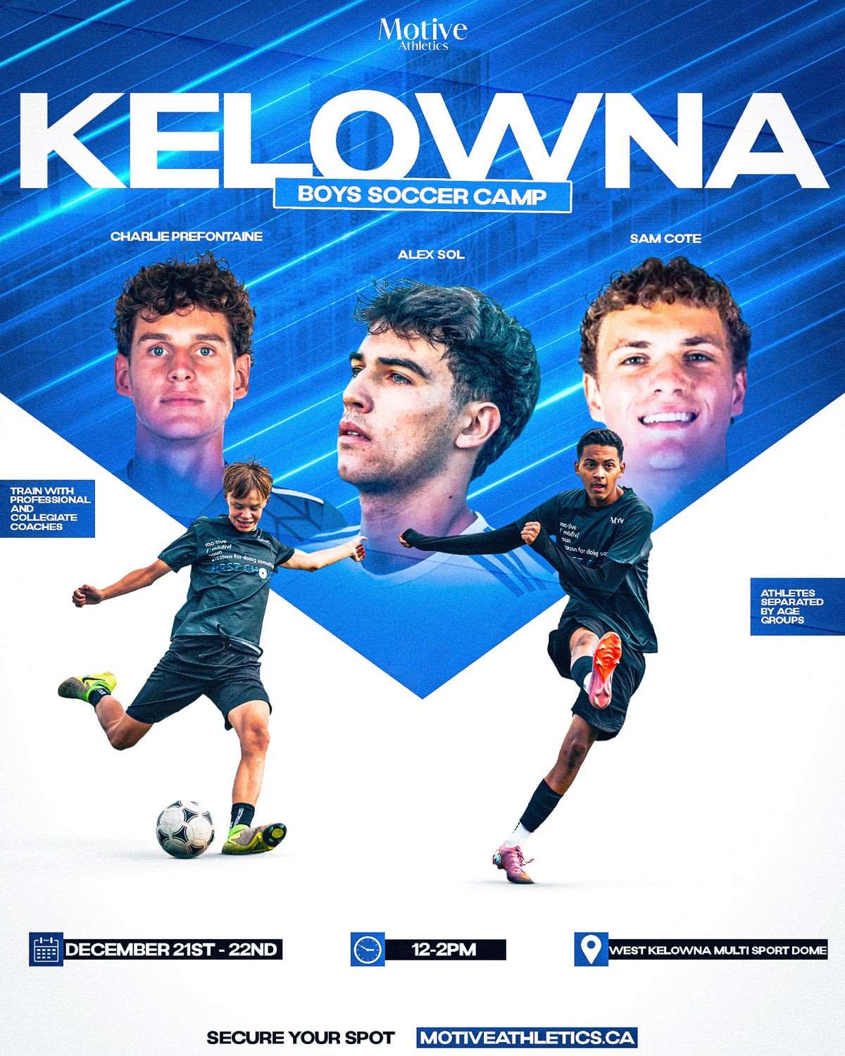 Kelowna Boys Soccer Camp