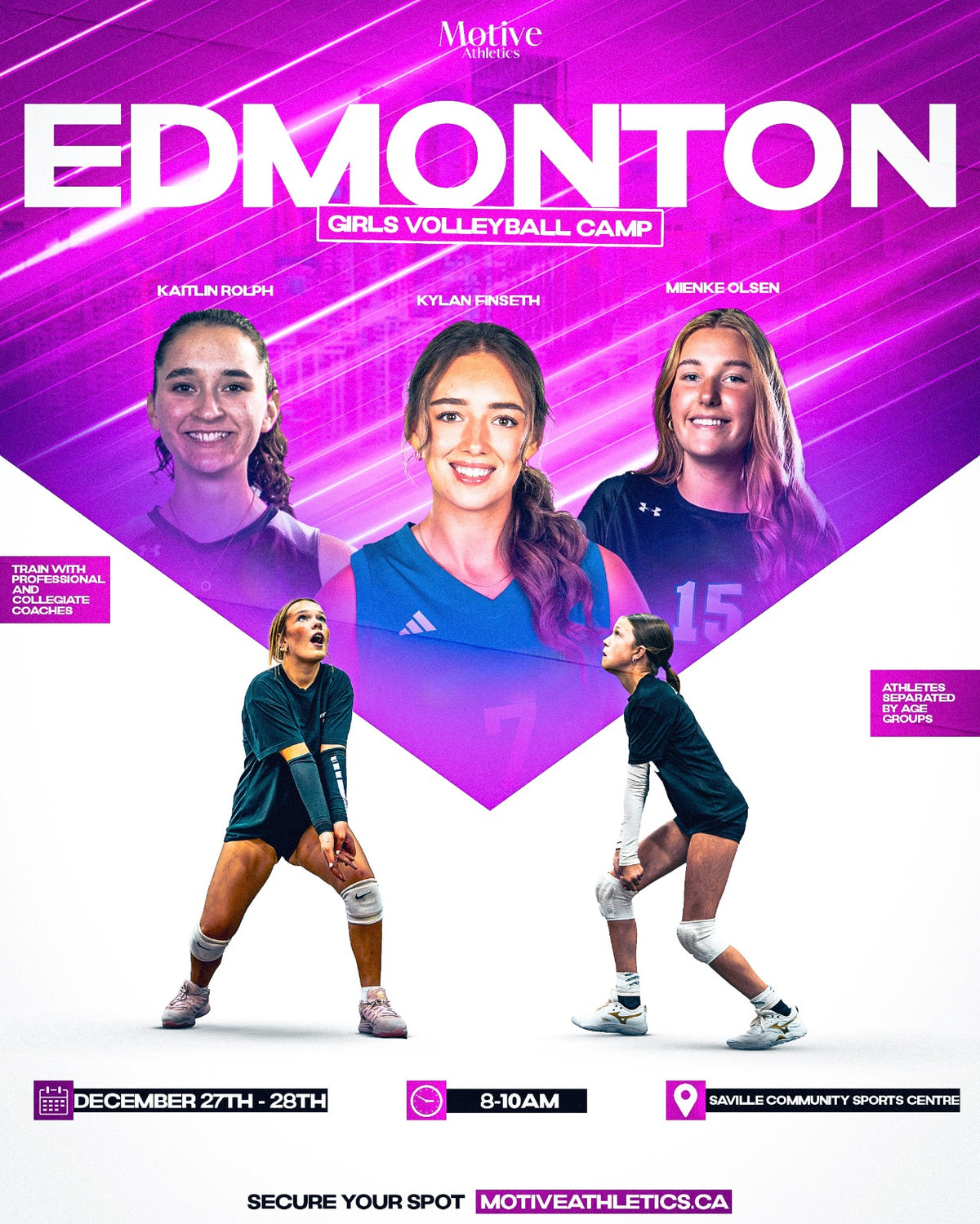 Edmonton Girls Volleyball Camp