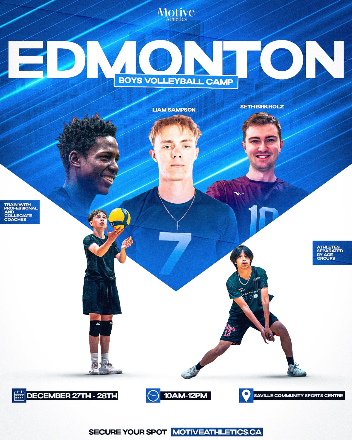 Edmonton Boys Volleyball Camp