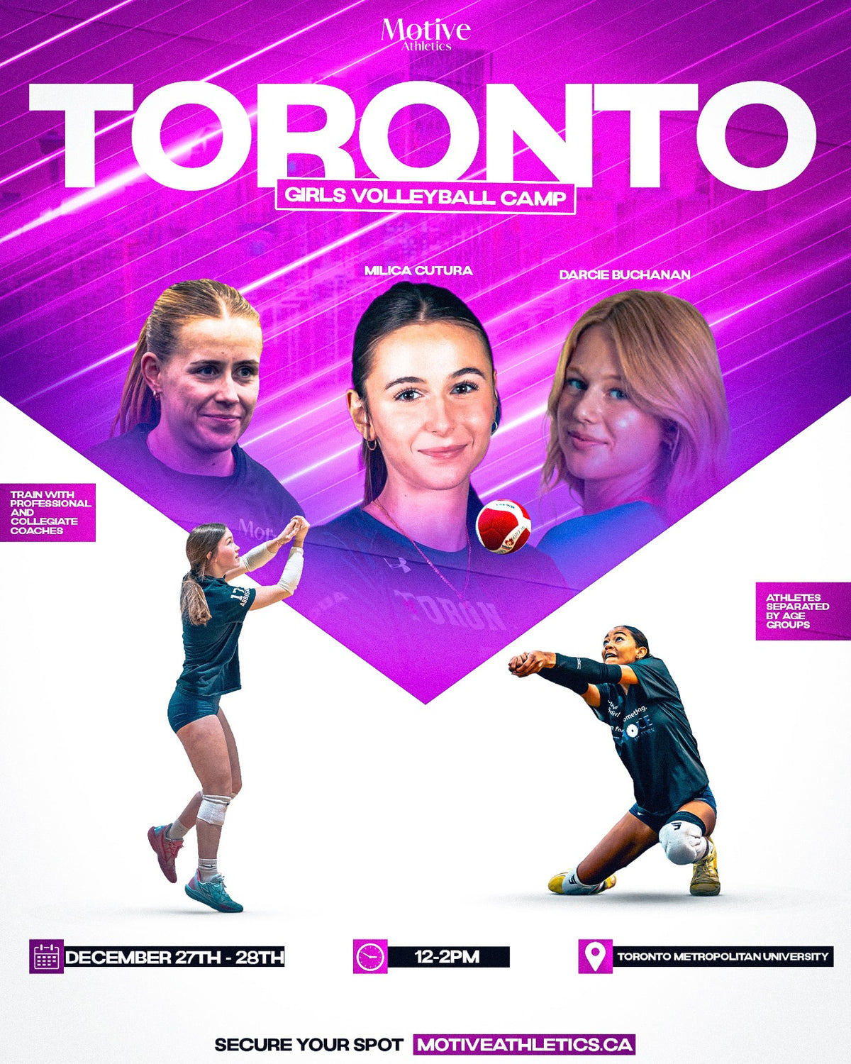 Toronto Girls Volleyball Camp (16U-18U)