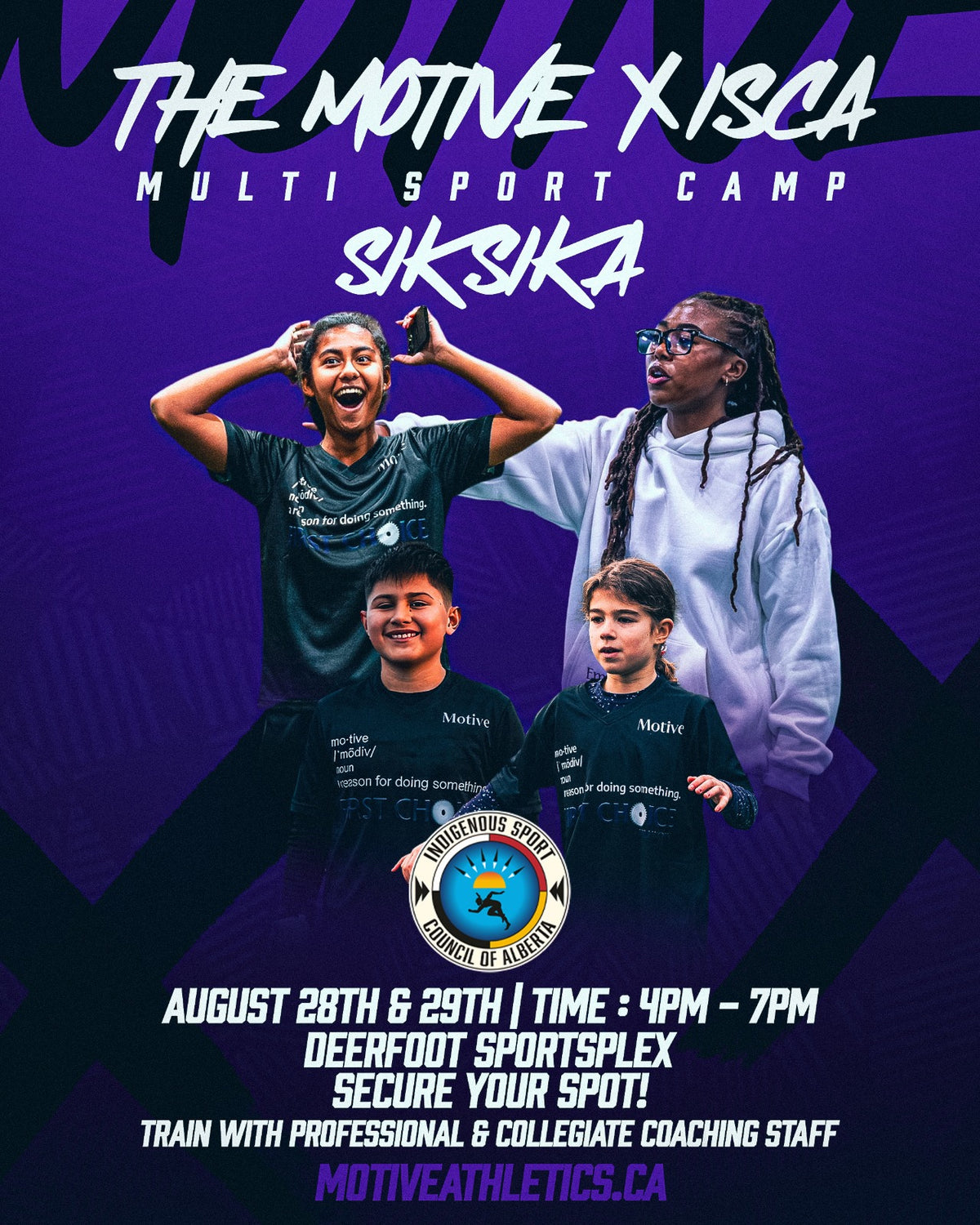 Motive X ISCA Siksika Indigenous Multi Sport Camp