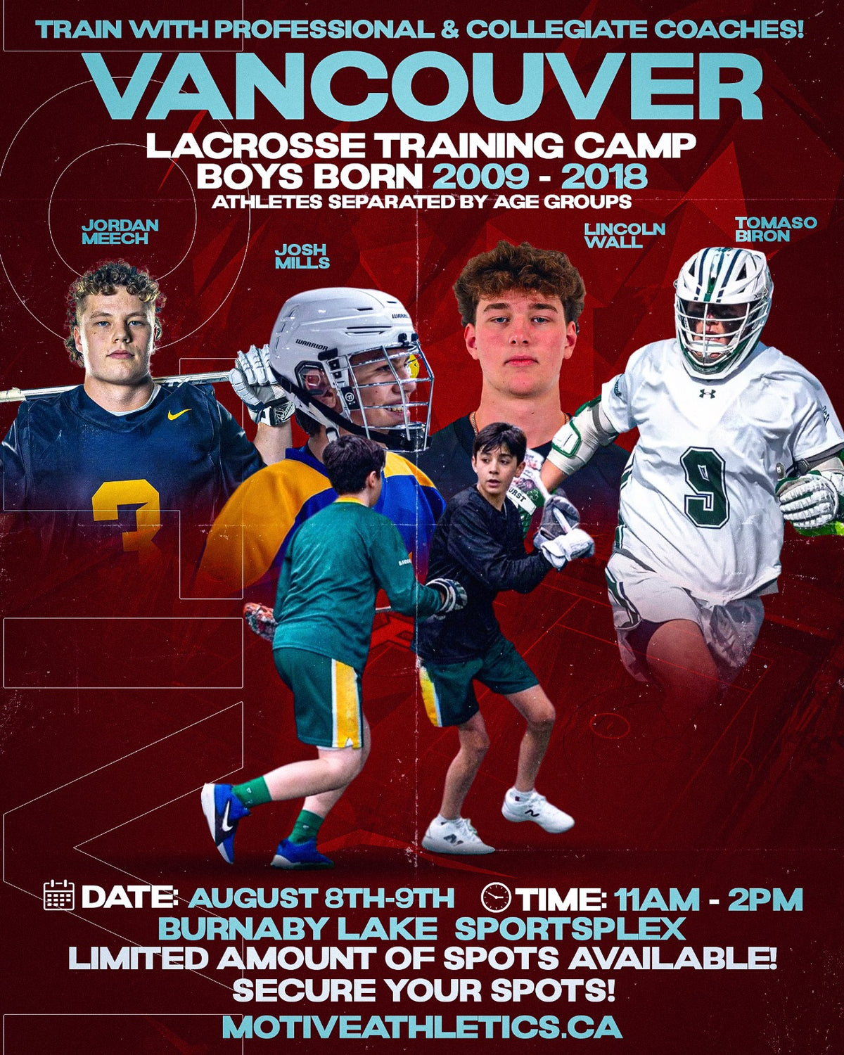 Vancouver Boys Field Lacrosse Camp