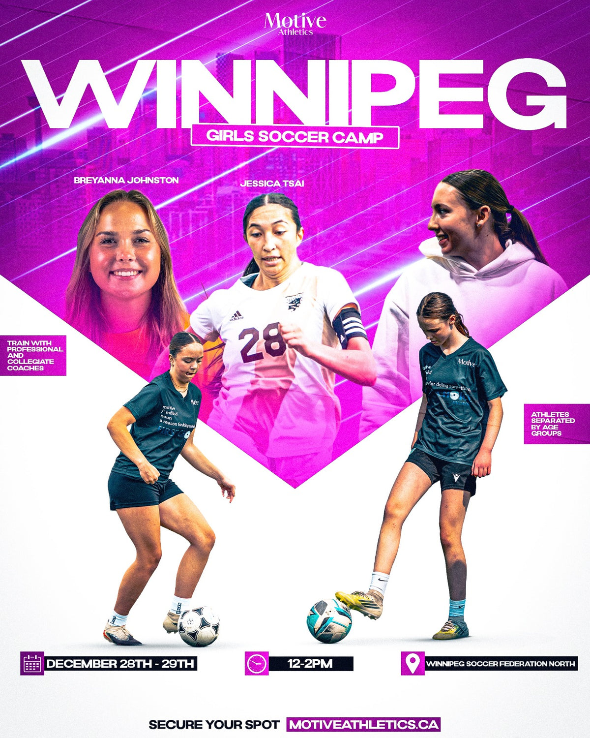 Winnipeg Girls Soccer Camp