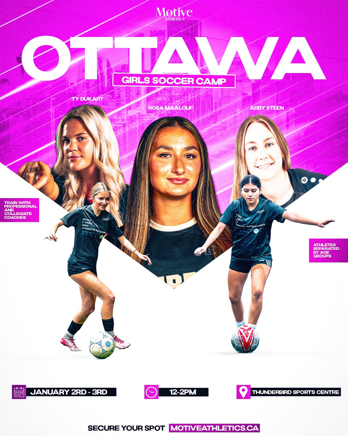 Camp de soccer féminin d'Ottawa