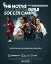 Promotional poster for Edmonton Girls Soccer Camp