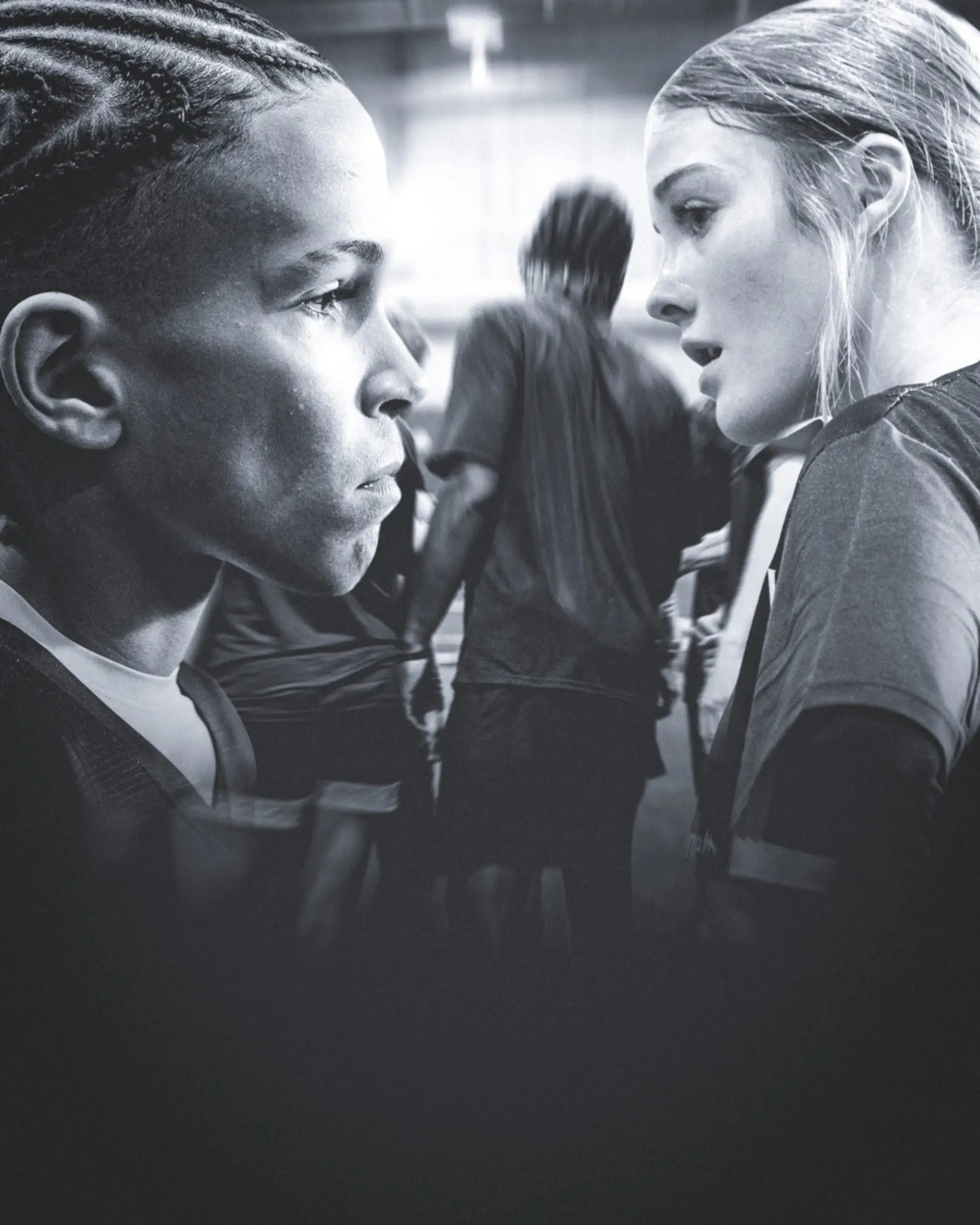 Motive athletics athletes training at a sports camp